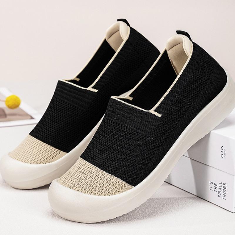 Fashion Ladies Shoes 2025 Brand Slip-on Women's Vulcanize Shoes Fashion Color Matching Mesh Light Best Seller Comfortable Casual Shoes