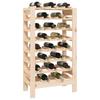 Vidaxl Stojak Na Wino, 61,5X30X107,5 Cm, Lite Drewno Sosnowe