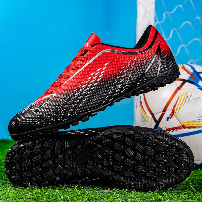 Mens Soccer Footwear Outside Athletic Tf High-Quality Grass Anti Slip Competition Practice Football Footwear For Male