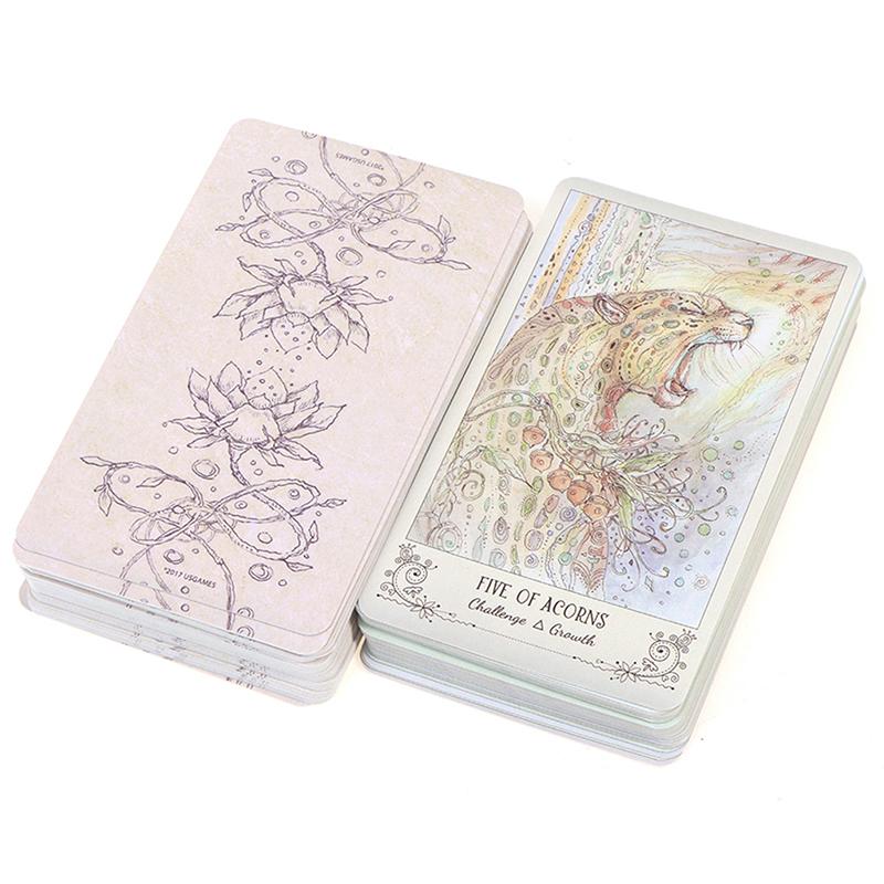 Spiritsong Tarotkarten Mystische Führung Divination Unterhaltung Partys Brettspiel Unterstützt Großhandel 78 Karten/Karton