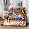 Anime Yu Gi Oh Card Throw Blanket Blue Eyes White Dragon Anime Cartoon Soft Plush Blanket Bedroom Bedspread Home Decor#(17)
