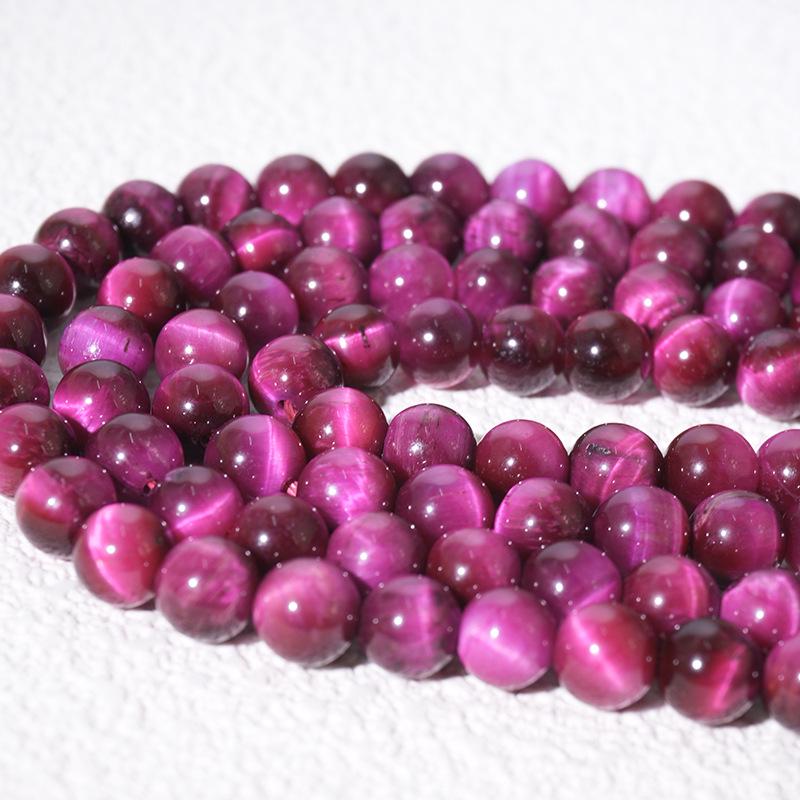 

«Круглые бусины из цветного камня тигровый глаз класса А для самодельных украшений — плетеных браслетов и ожерелий» 10MM Round Beads (37 beads)