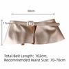 Ruffles Design PU Leather Belt Cross All Match Corset Belt Super Wide Peplum Cummerbund  Punk Style