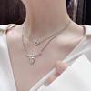 Korean Style Retro Love Heart Necklace - Trendy, Simple Clavicle Chain for Women's Fashion