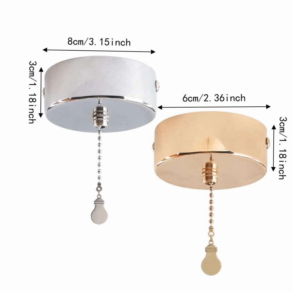 Convenient Light Control Pull Cord Light Switch Lamp Pull Cord Switch Ceiling Light