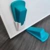 1/10Pcs Safety Silicone Door Stop Stoppers Block Texture Doorstops Door Stopper Home Office Door Retainer Anti-collision Stop
