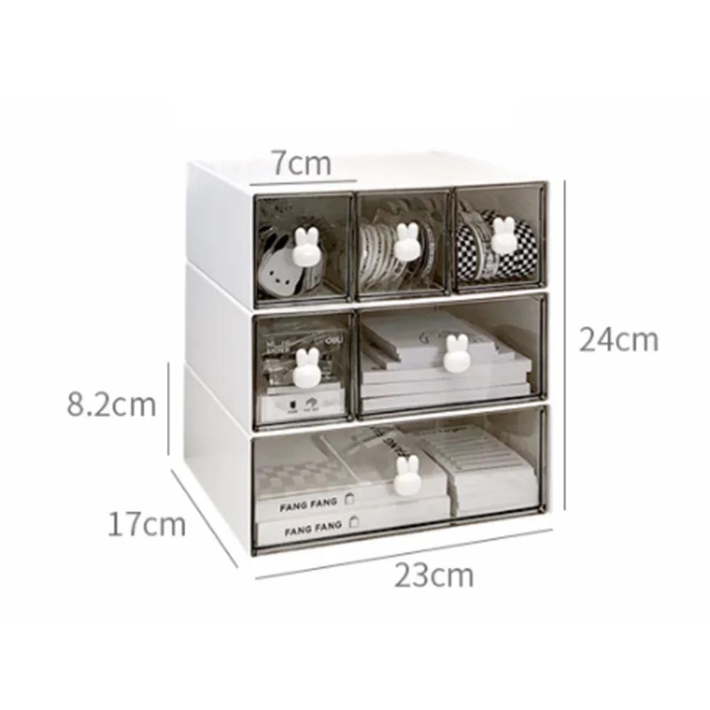 Kawaii Ins Organizer Schreibtisch Schublade Freie Kombination Aufbewahrungsbox Kunststoff Haarnadel Make-up Kosmetik Schreibtisch Aufbewahrungs Organizer Regal