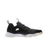 Reebok Furylite Heather Fabric Synthetic Leather Comfortable Breathable Lightweight Low Top Lifestyle Shoes Unisex Sneaker Black CM9949