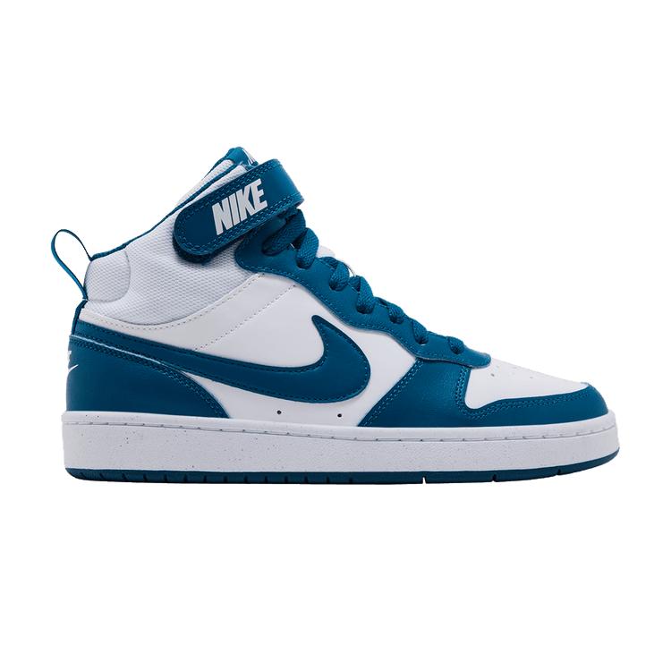 Nike Court Borough Mid 2 GS White Marina 36