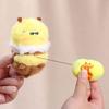 Cute Honey Bee Plush Doll Pendant for Couples Soft Stuffed Animal Keychain Funny Birthday Gift for Kids Friends Boys And Girls