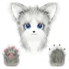 Animale Gatto Fursuit Maschera per la Testa Peluche e Therian Set di Guanti Zampa Per Costume di Halloween Cosplay Accessori