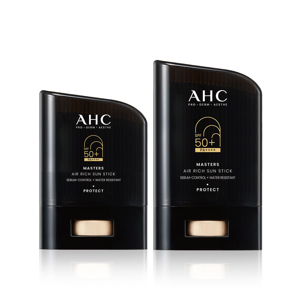 AHC Masters Air Rich Sun Stick SPF50+ PA++++ Lightweight UV Protection & Sebum Control 14g