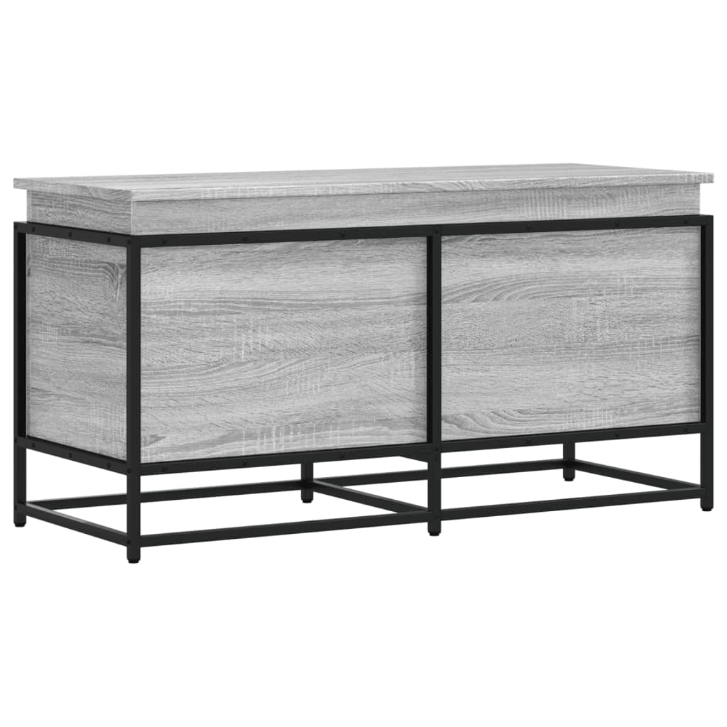 Storage Box with Lid Gray Sonoma 100 X 40 X 51.5 Cm