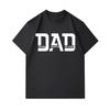 Men's 100% Cotton Crew Neck Short Sleeve T-Shirt, DAD The Man The Myth The Legend Print Casual Comfortable Father's Day Gift Tops For Daily Wear