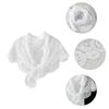 Floral Lace Edge Scarf Comfortable Head Cover Strong Polyester Material For Spiritual Moment Or Travel