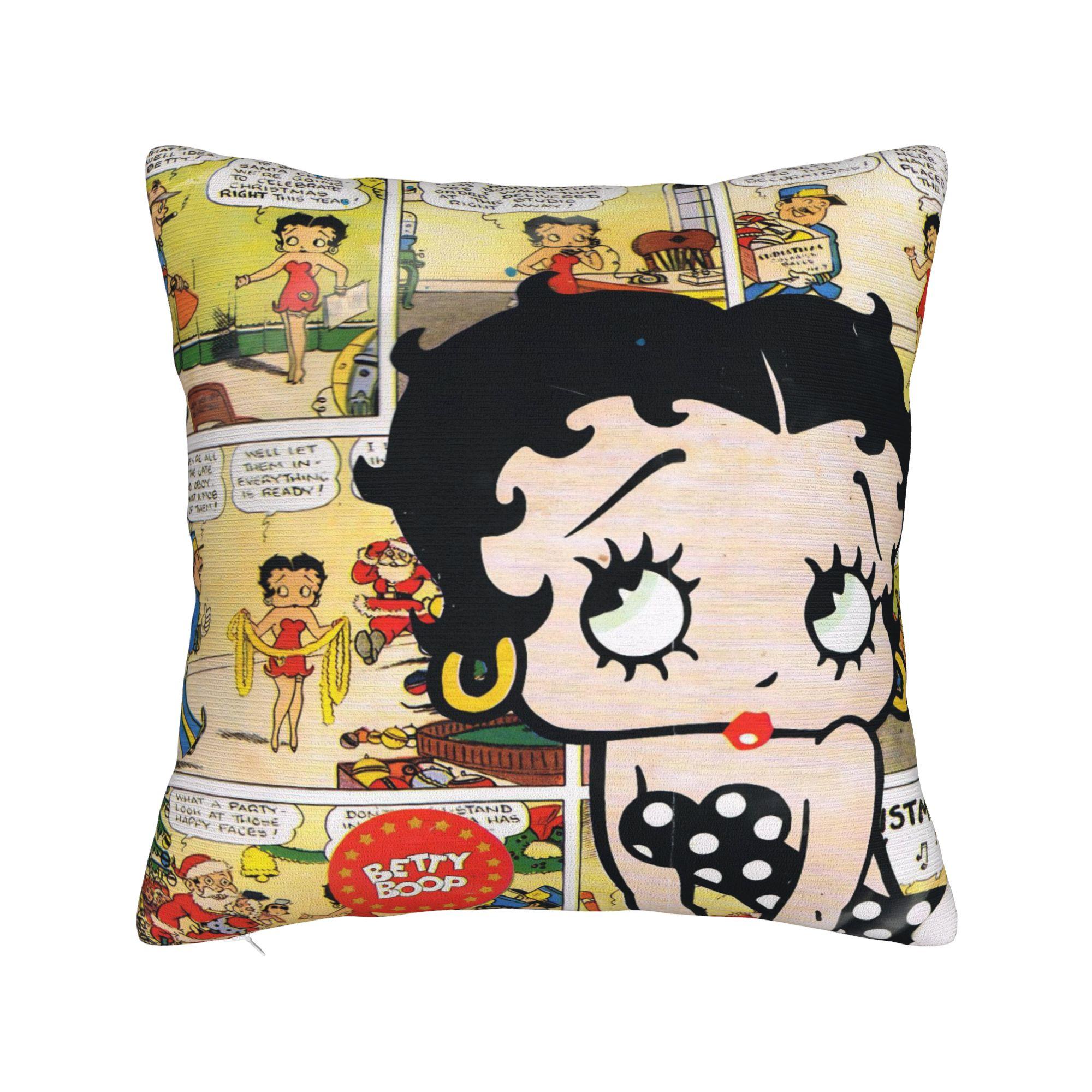 Decorative Pillow Covers B-Bettys Boops Stuff Home  Pillow Case Cover Zippered Multi Size 20x20Inch