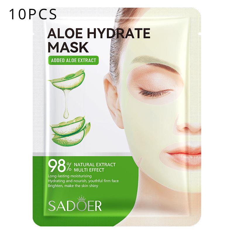 SADOER Aloe Vera Hydrating & Moisturing Mask Питательная и омолаживающая маска-патч 10pcs
