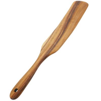 European Style Long Handle Wooden Tool Pastry Cooking Spatula Tableware Turner Kitchen Handled Household Wooded