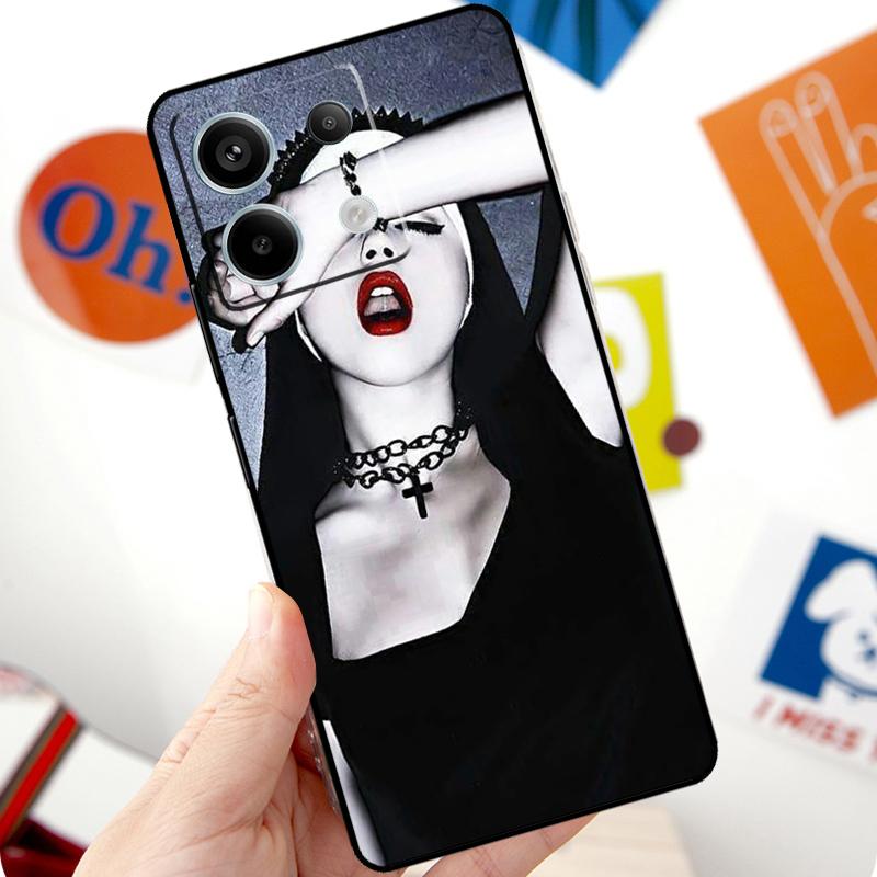 Sister Nun Kiss Funda For Xiaomi Redmi Note 14 13 10 11 12 15 Pro Plus Case For Redmi 15 14C 10C 12C 13C 15C