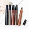 5Colors 4Heads Waterproof Brow Pencil Makeup Natural Long Lasting Eyeliner Brow Pencil Beauty Tool