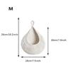 XS-2XL Handwoven Wall Hanging Fruit Vegetable Basket Teardrop Plant Basket Kitchen Table Wall Hanging Storage Basket Container