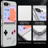 Retro Game Boy Camera Print Case For Samsung Z Flip 8 7 6 5 Hybrid 3in1 Leather Skin Plating Folding Phone Cover For Galaxy Z Flip8 Flip7 Flip6