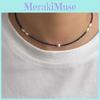 New Style Geometric Pearl Necklace For Women With Vintage Design And Elegant Lock Collar Chain