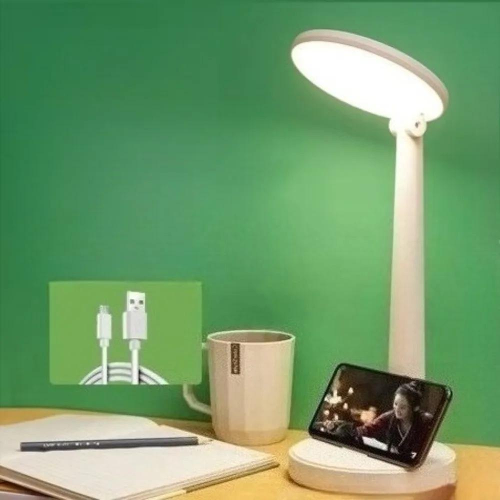 LED Lamp USB Plug-in Three-level Dimming Desk Lamp The Base Can Be Used As A Stand To Fold Eye Protection Reading Night Light