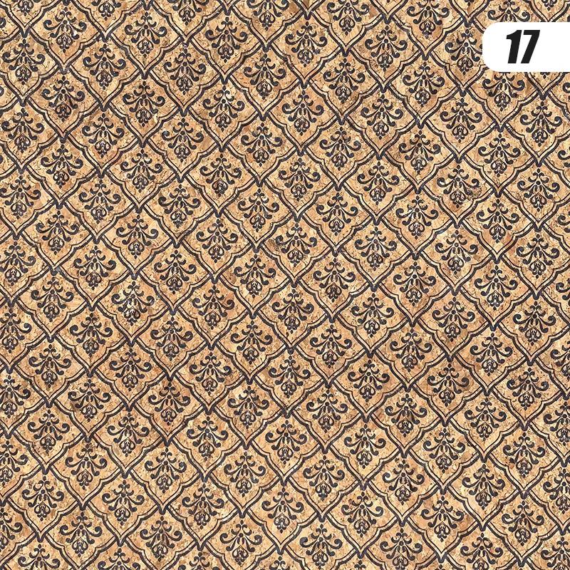 100X135Cm Cortiça Estampada Tecido de Couro de Cortiça Natural Costura DIY Cor Carvalho Tecido Casa Sofá Carro Bolsa Decoração Material Grão de Madeira Artesanato