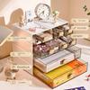 Stackable Storage Drawers Desktop Storage Box for School Office Sundries Stationery Storage Home Storage Supplies Organizer