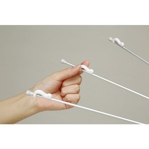 Twinmall Aluminum Clothes Drying Hanger for Parasols, Gray, 44cm Tall, BEILU BE-08G