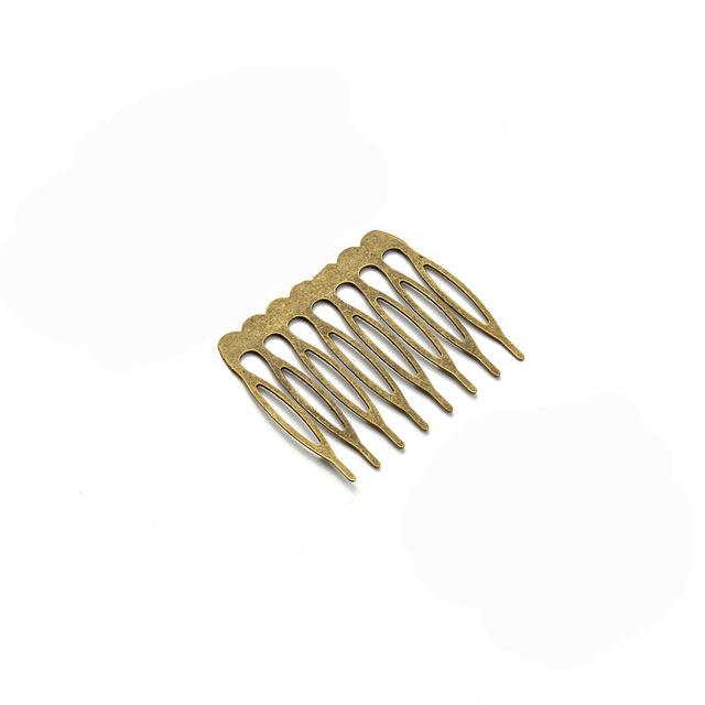 10pcs/lot 5/8/10 Teeth Metal Hair Comb Clips Claw Hairpins Hair Clips DIY Jewelry Findings For Women Wedding Hair Supplies