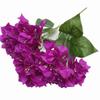 One Silk Bougainvillea Bouquet Flower for Wedding Floral Decoration Five Forks Artificial Bougainvillea Spectabilis Tree Branch
