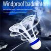 5/10 pieces of windproof and wind-resistant badminton balls, wind-resistant and durable outdoor badminton balls.