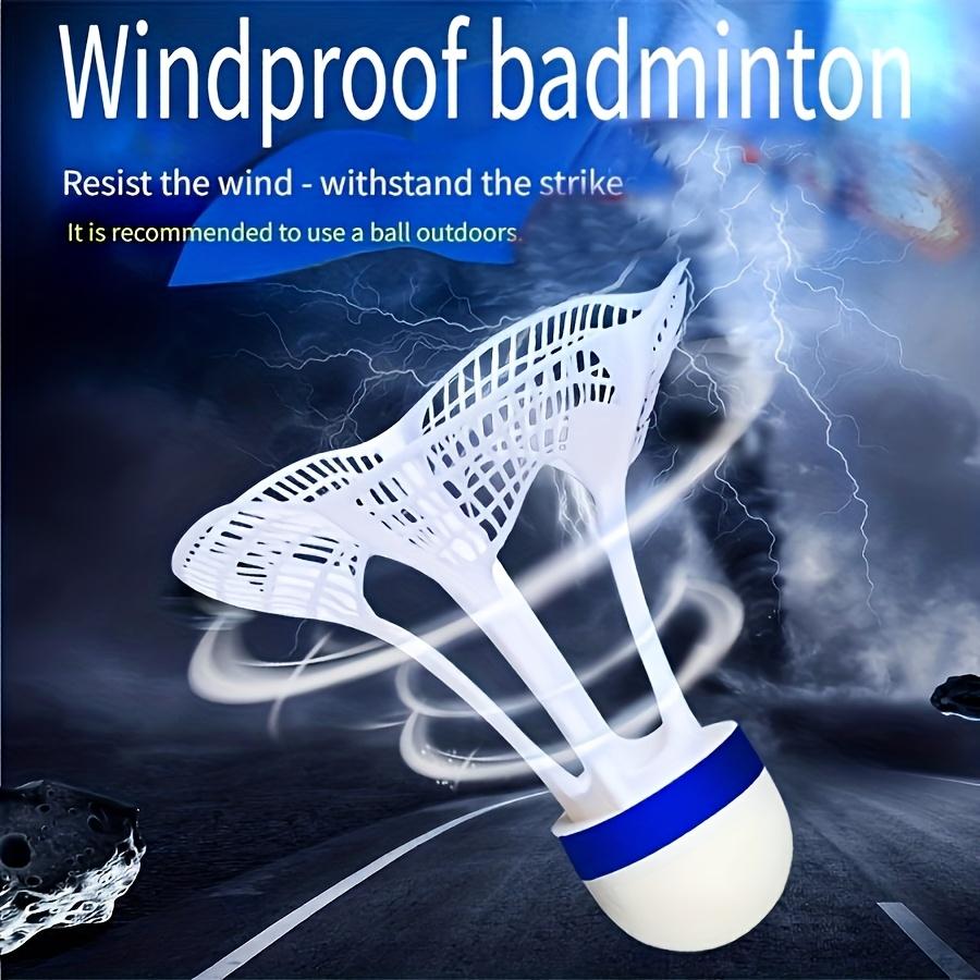 5/10 pieces of windproof and wind-resistant badminton balls, wind-resistant and durable outdoor badminton balls.