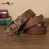 Pure Copper Pin Buckle Belt Men's Genuine Leather First Layer Cowhide Retro Casual Trend All-match Youth Jeans Belt