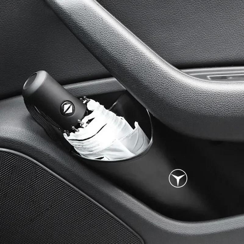 twsqj4 2025 Hot Multi-Functional Portable Car Umbrella Storage Bucket Tools For Mercedes Benz A207 C117 GLK W204 W164 W166 W163 W211 W2