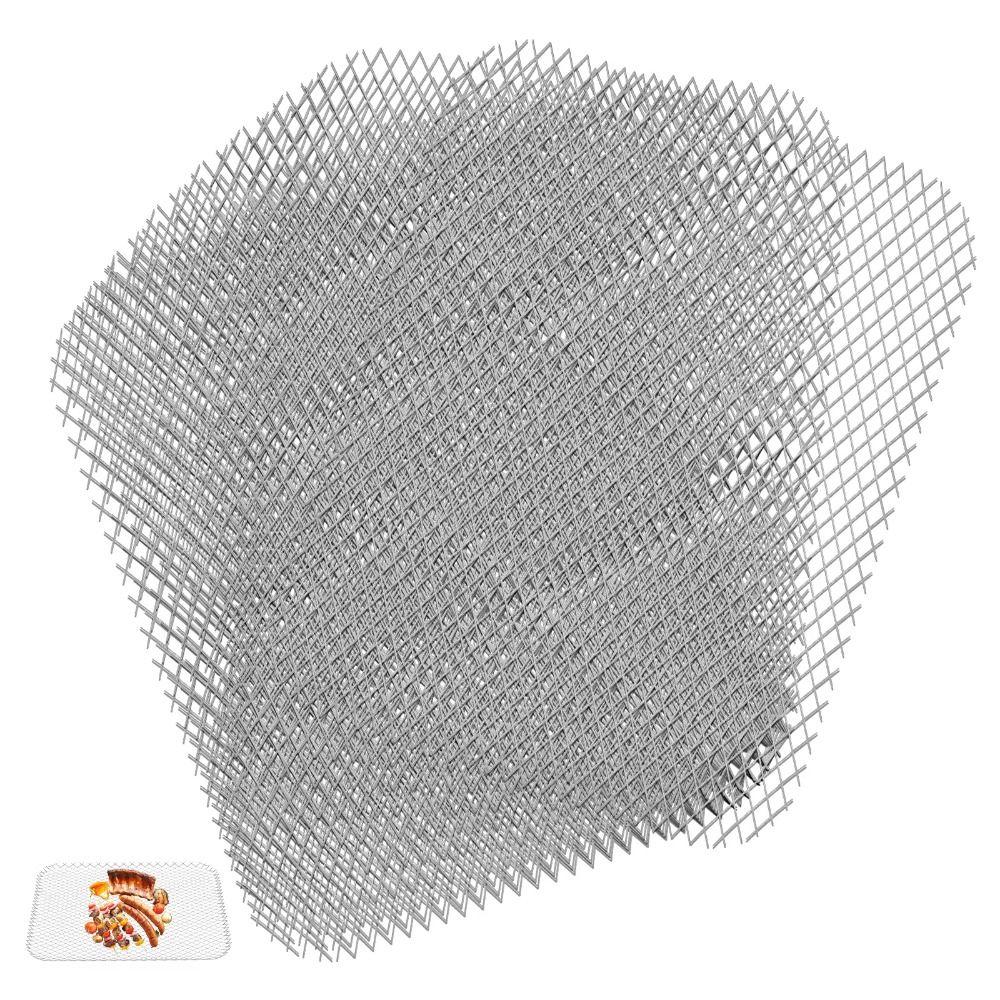 10 KS Čtvercová síťka na vaření jídla Zesílená jednorázová BBQ podložka Kempingový gril