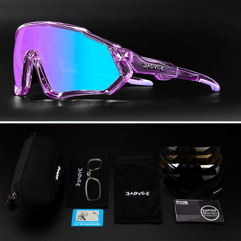 Cycling Glasses Men and Women Outdoor Running Bicycle Polarized Eye Protection Goggles