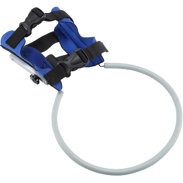 GabeFish Blind Dog Safety Gear, Anti-Collision Ring for Dogs, Reflective Bumper Collar Blue-Upgrade Small