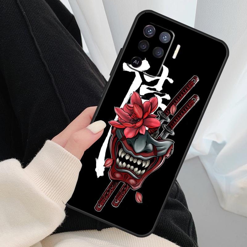 

Japan Samurai Ninja Ronin Case For Oppo A96 A76 A16 A60 A98 A58 A78 A18 A38 A80 A40 A77 A57 A17 A74 A54 A94 A15 A5 Pro OPPO A91