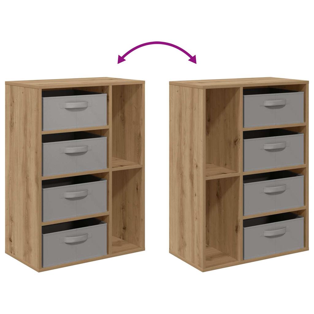 Sideboard with Drawers Artisan Oak 60 x 33.5 x 84 cm