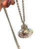 Vivienne Westwood Limited Star Moon Myth Orb Necklace, Colorful Crystal UFO 3D Saturn Pendant Sweater Chain for Women