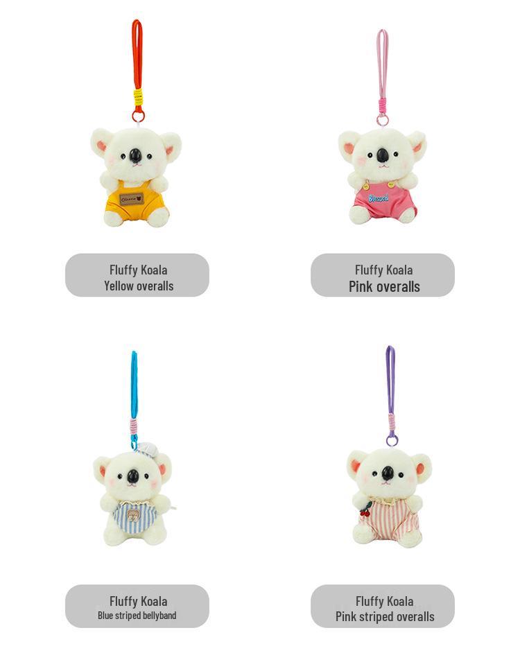 Versatile Koala Series Plush Rabbit Doll: Cute Bag Charm & Gift