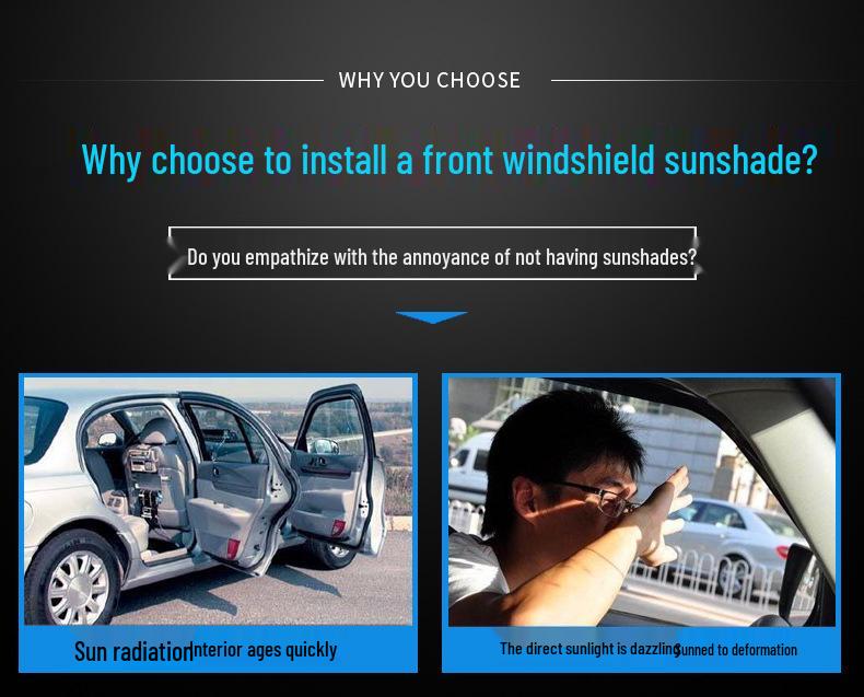Custom Sunshade for MINI PACEMAN - Full Blackout Front Windshield Protection, Double-Layer Folding Design