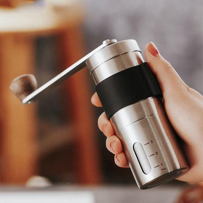 Macinacaffè manuale in acciaio inox fatto a mano macinacaffè per chicchi di caffè utensili da cucina macinini per la casa accessori per il caffè