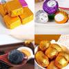 100 Sheets Gold Foil Candy Wrappers Square Gilded Aluminum Foil Paper Chocolate Wrappers Diy Decorations