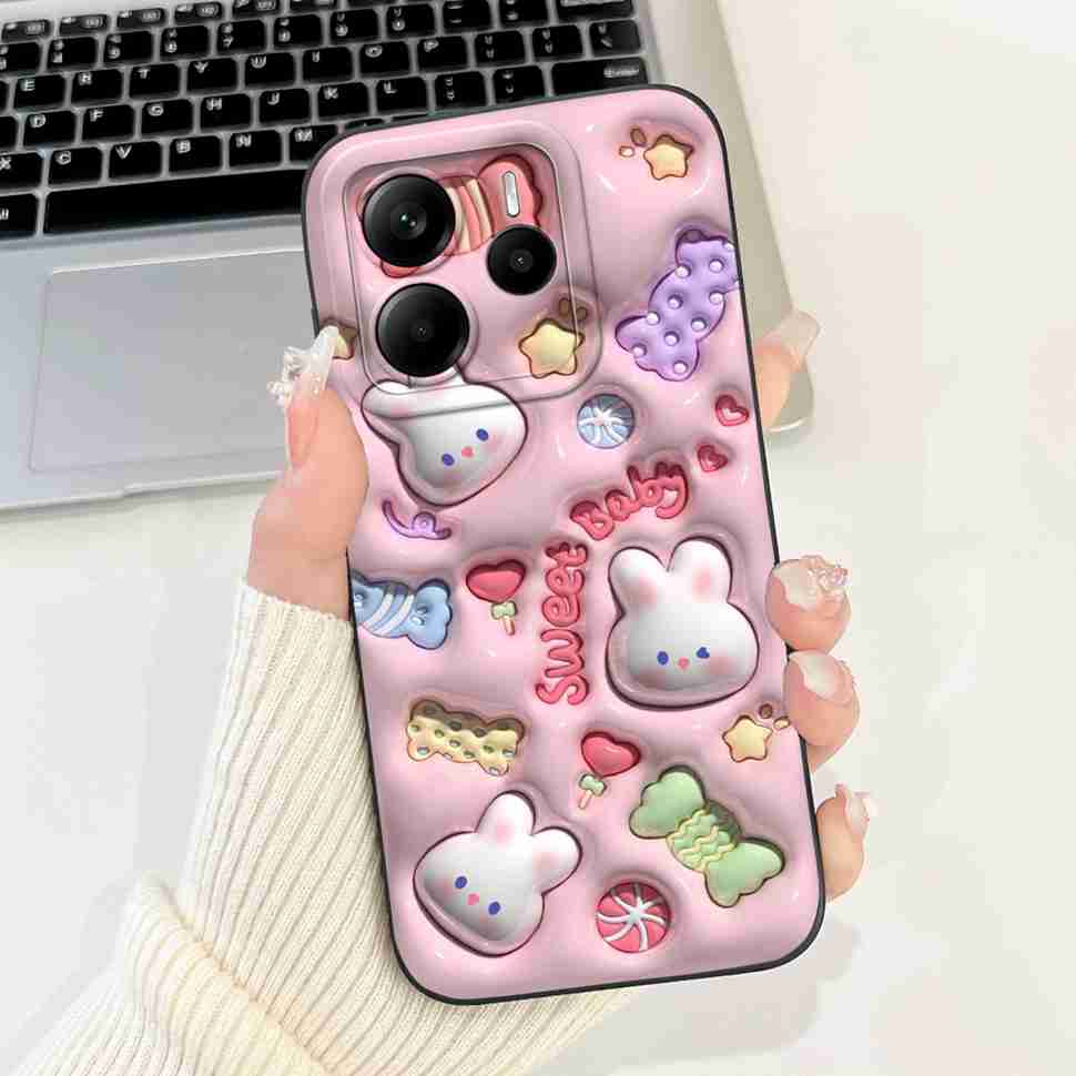 For Xiaomi Redmi Note 14 5G Case Panda Pattern Cover Soft Silicone Phone Case For Redmi Note 14 Note14 5G Fundas 6.67"