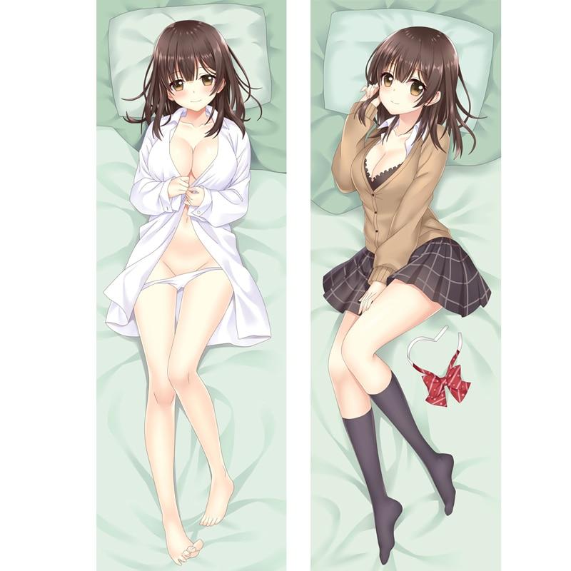 

60x180 см аниме HigeHiro Ogiwara Sayu Dakimakura обнимающая наволочка для тела реквизит двухсторонняя наволочка с принтом Постельное белье Декор подарок