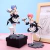 17cm Anime Figure Kawaii Girl Apron Maid Dress Girl PVC Action Model Toy Birthday  Gift